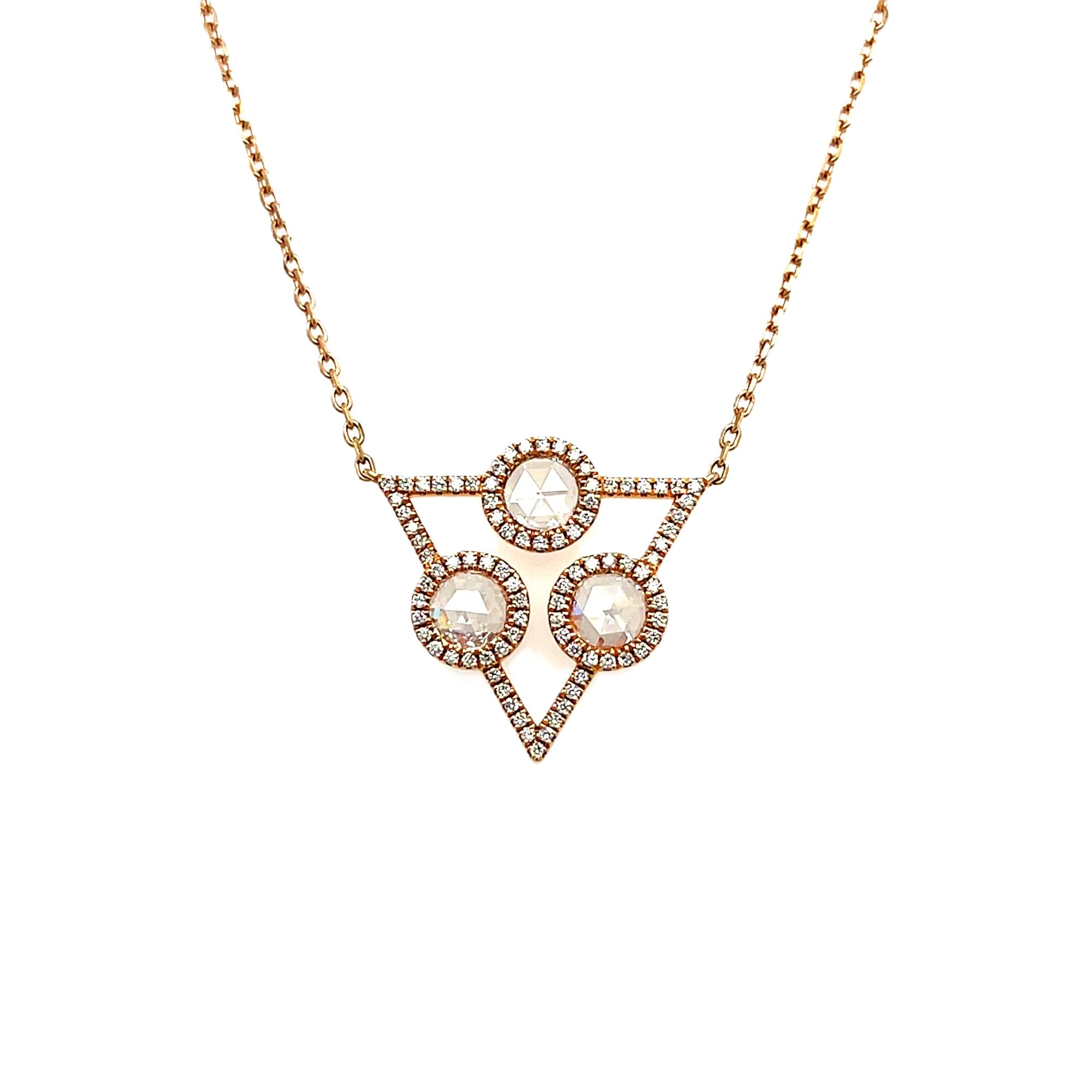 Rose Cut Diamond Necklace - K.S. Sze & Sons