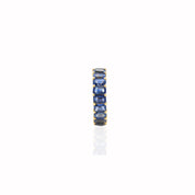 Blue Sapphire Eternity Ring - K.S. Sze & Sons