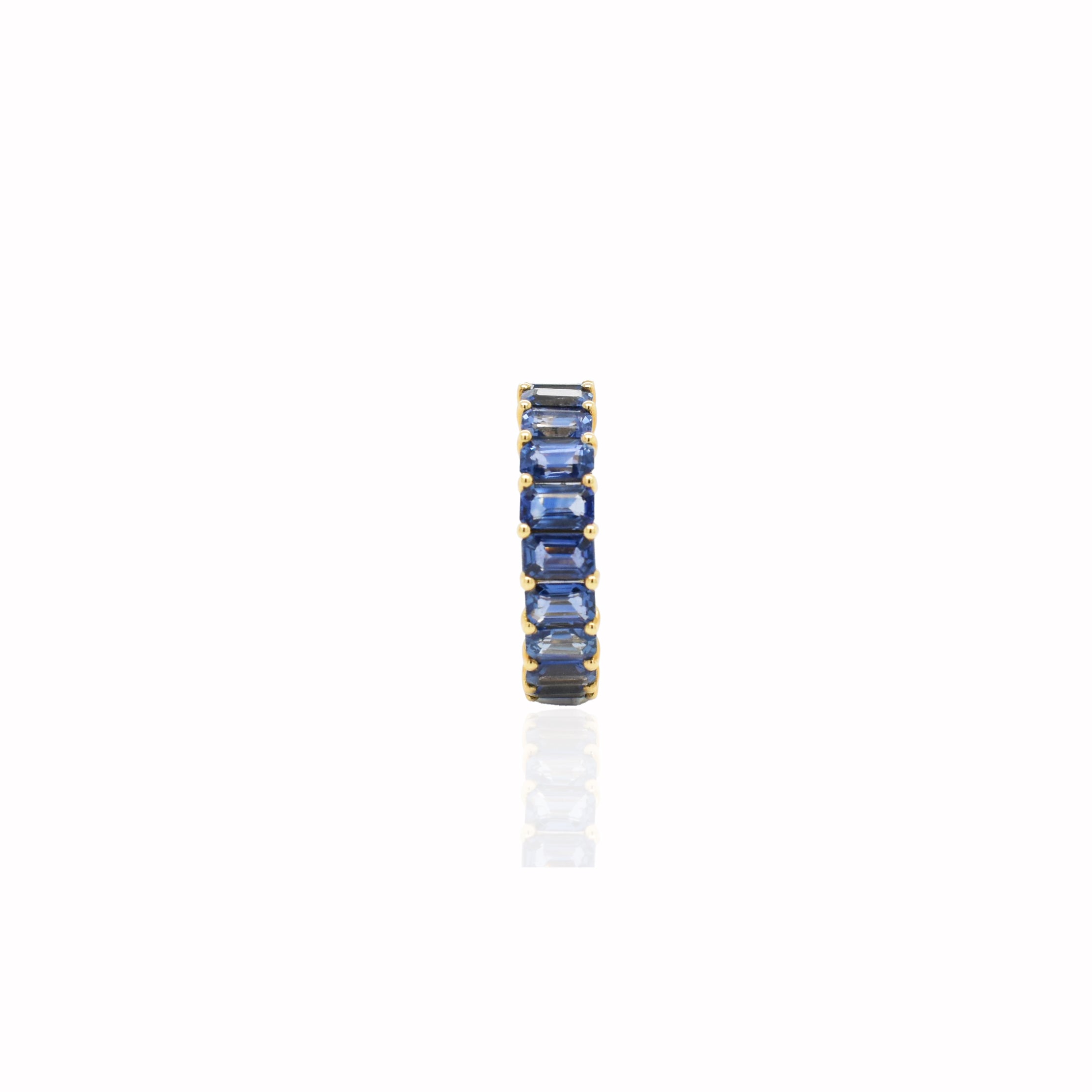 Blue Sapphire Eternity Ring - K.S. Sze & Sons