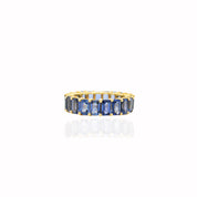 Blue Sapphire Eternity Ring - K.S. Sze & Sons