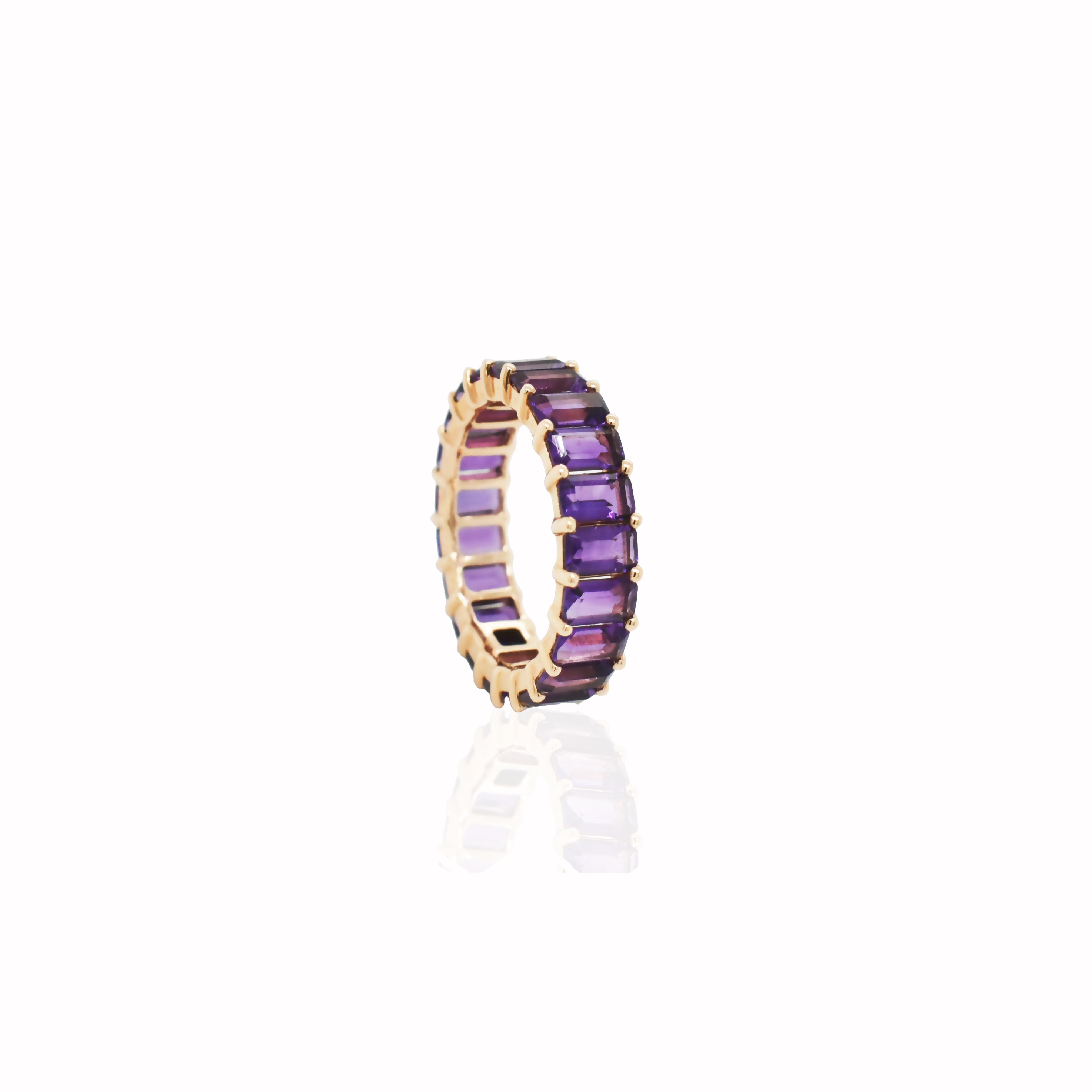 Amethyst Eternity Ring - K.S. Sze & Sons