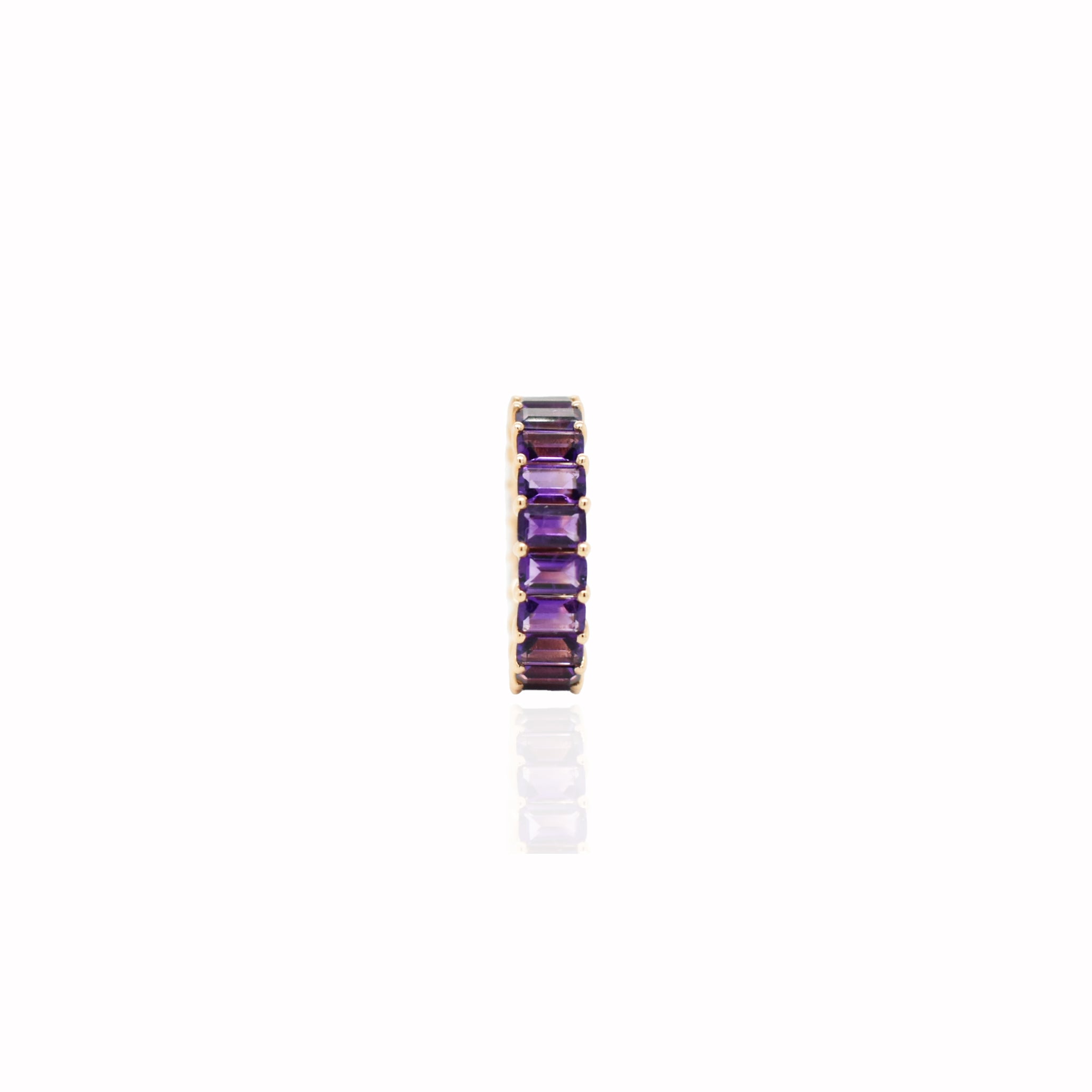 Amethyst Eternity Ring - K.S. Sze & Sons