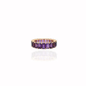 Amethyst Eternity Ring - K.S. Sze & Sons