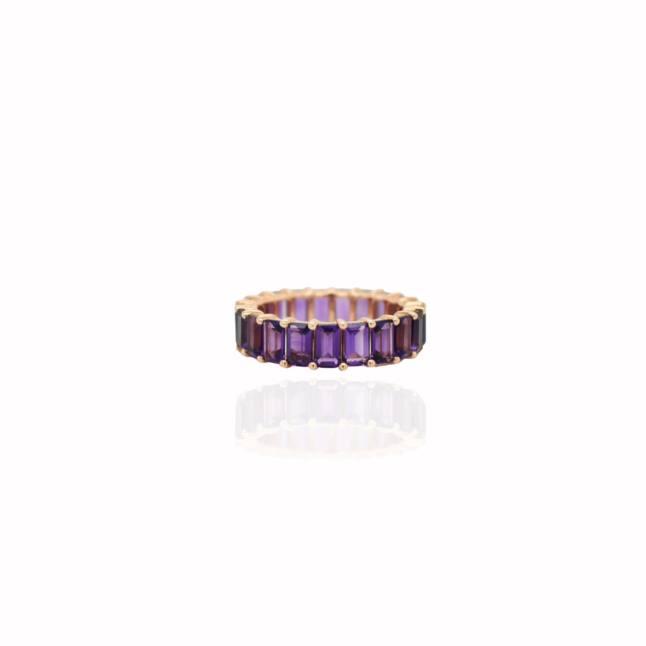 Amethyst Eternity Ring - K.S. Sze & Sons