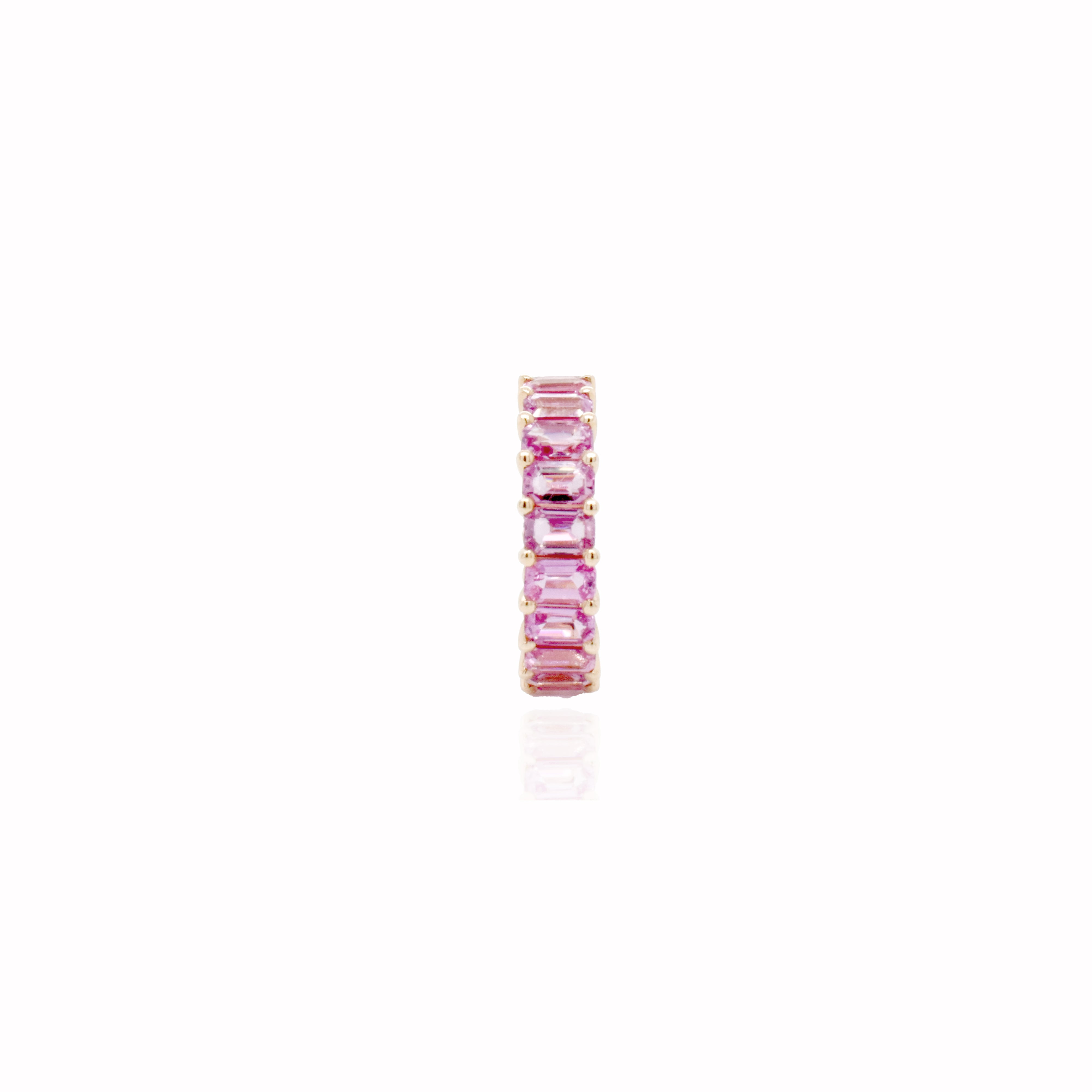 Pink Sapphire Eternity Ring - K.S. Sze & Sons