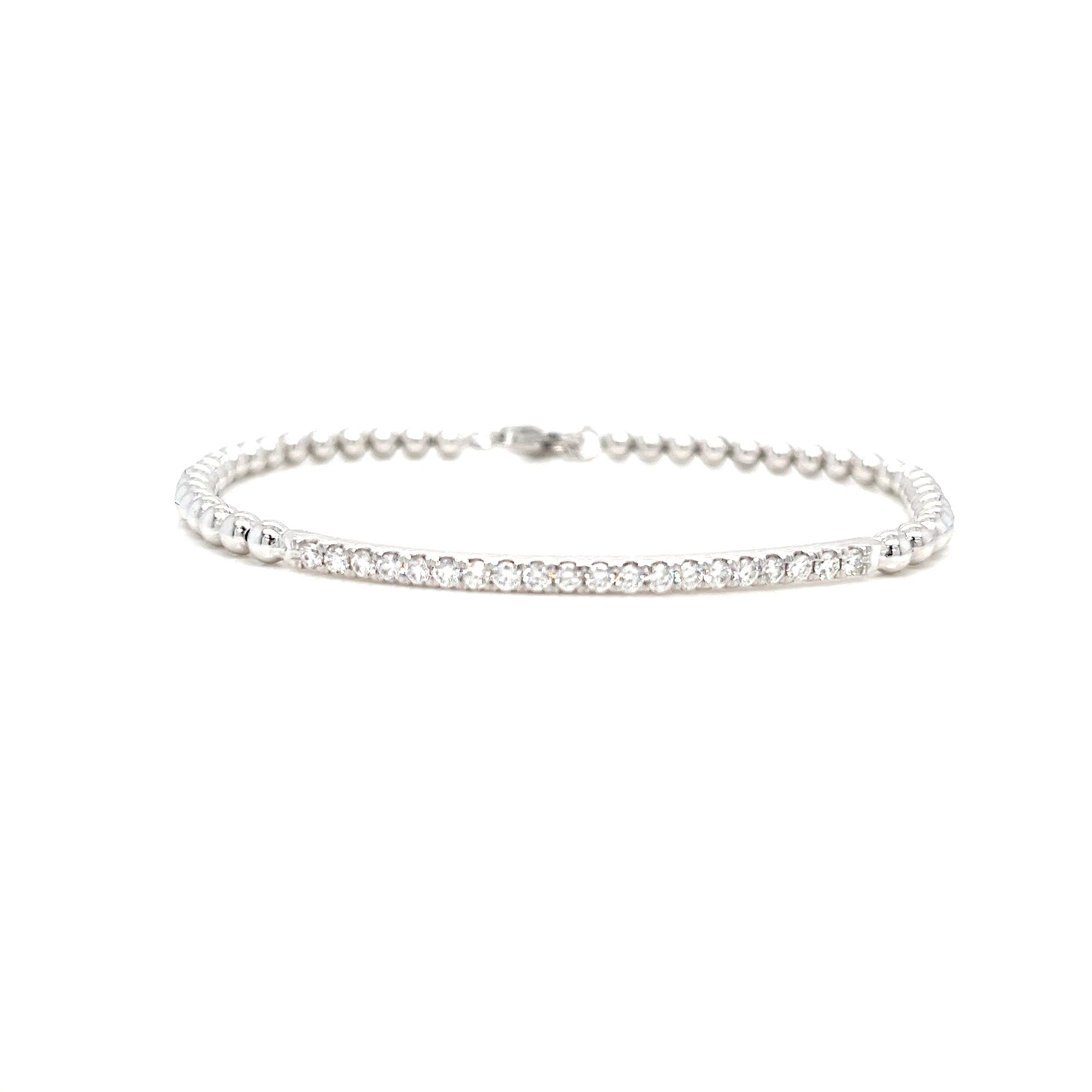 White Gold Diamond Bracelet - K.S. Sze & Sons