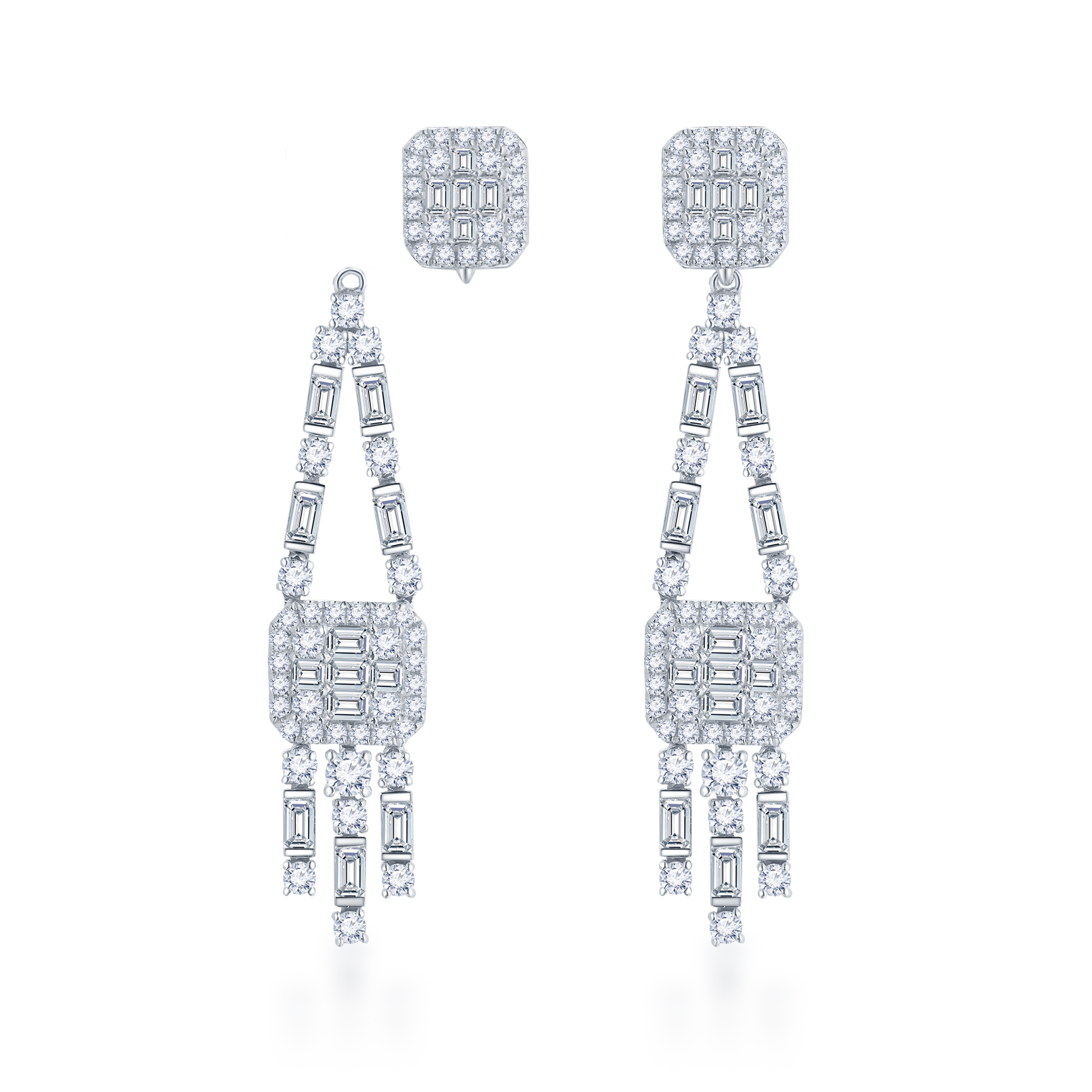 Transformational Diamond Earrings - K.S. Sze & Sons