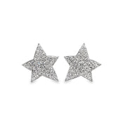 Diamond Star Earrings - K.S. Sze & Sons