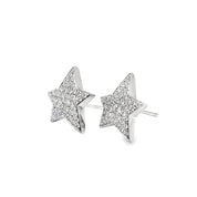 Diamond Star Earrings - K.S. Sze & Sons