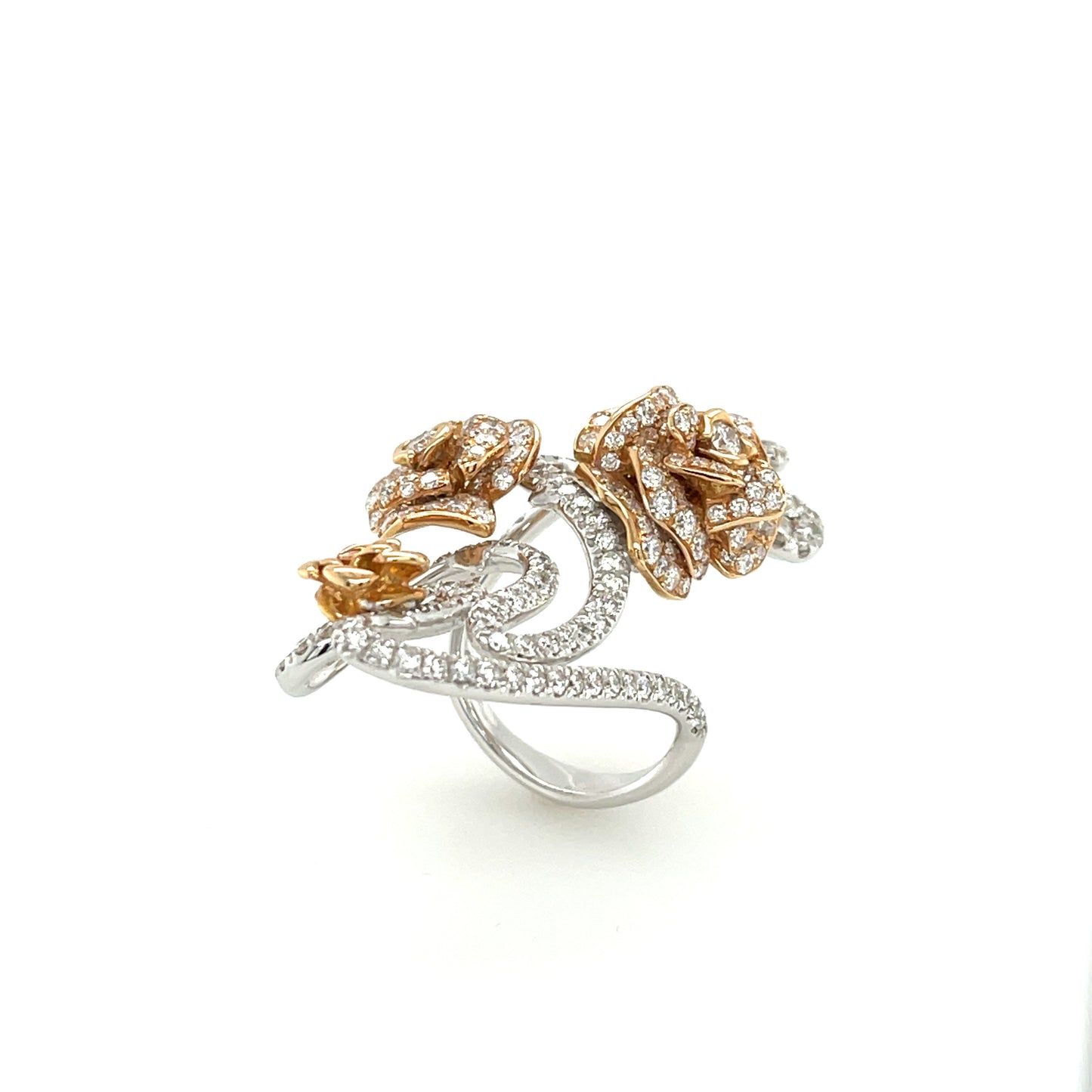 18K Gold Diamond Ring - K.S. Sze & Sons