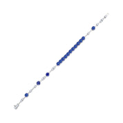 Blue Sapphire Diamond Bracelet - K.S. Sze & Sons