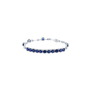 Blue Sapphire Diamond Bracelet - K.S. Sze & Sons
