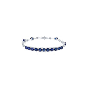 Blue Sapphire Diamond Bracelet - K.S. Sze & Sons