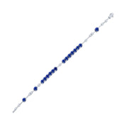 Blue Sapphire Diamond Bracelet - K.S. Sze & Sons