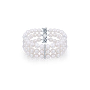 Triplet Akoya Pearl Bracelet - K.S. Sze & Sons