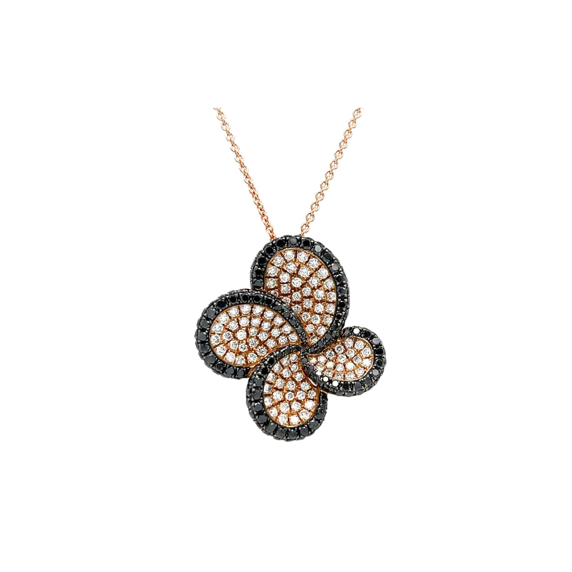 Black & White Diamond Pendant - K.S. Sze & Sons