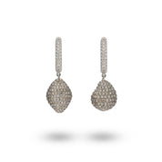Brown Diamond Drops Earrings - K.S. Sze & Sons