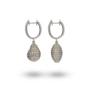 Brown Diamond Drops Earrings - K.S. Sze & Sons