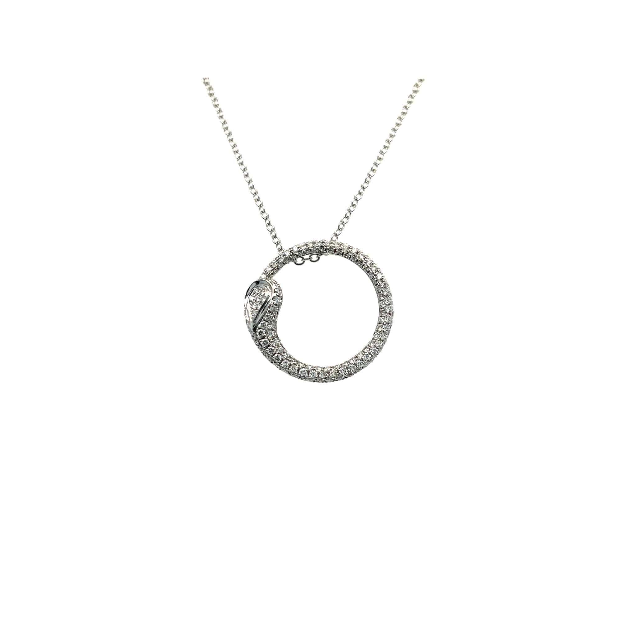 Circle Diamond Pendant - K.S. Sze & Sons