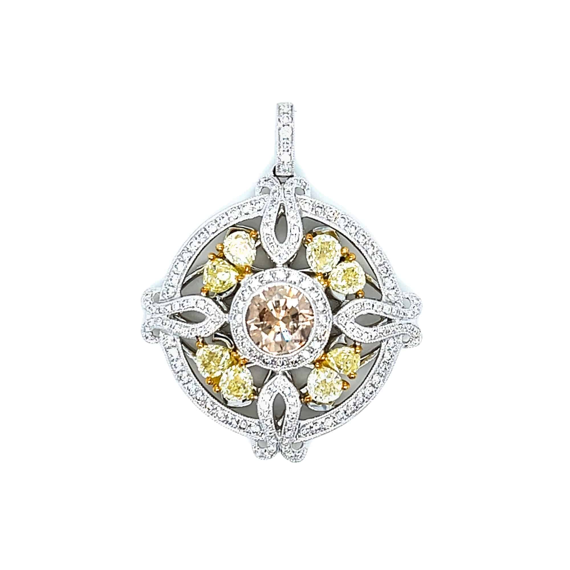 Color Diamond Pendant - K.S. Sze & Sons