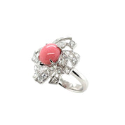 Conch Pearl & Diamond Ring - K.S. Sze & Sons