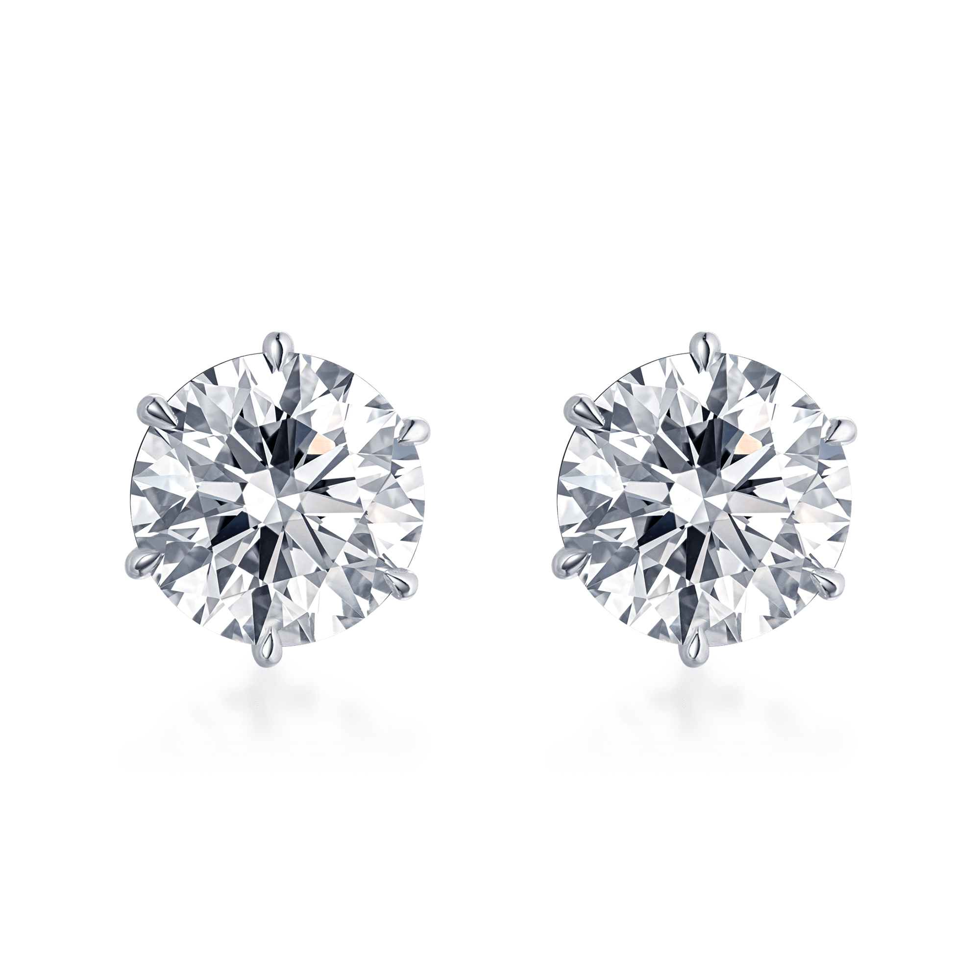 Diamond Ear Studs (GIA Certified) - K.S. Sze & Sons