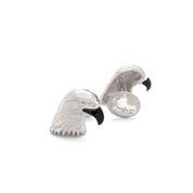 Eagle Heads Onyx Cufflinks - K.S. Sze & Sons