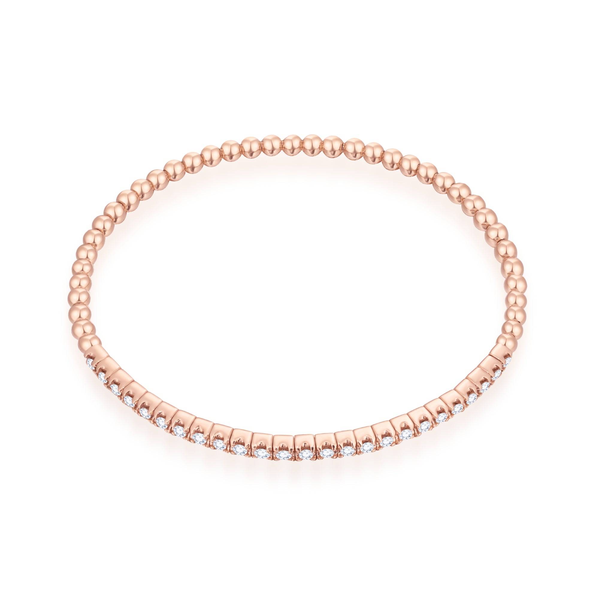Elastic Brown Diamond Bracelet - K.S. Sze & Sons