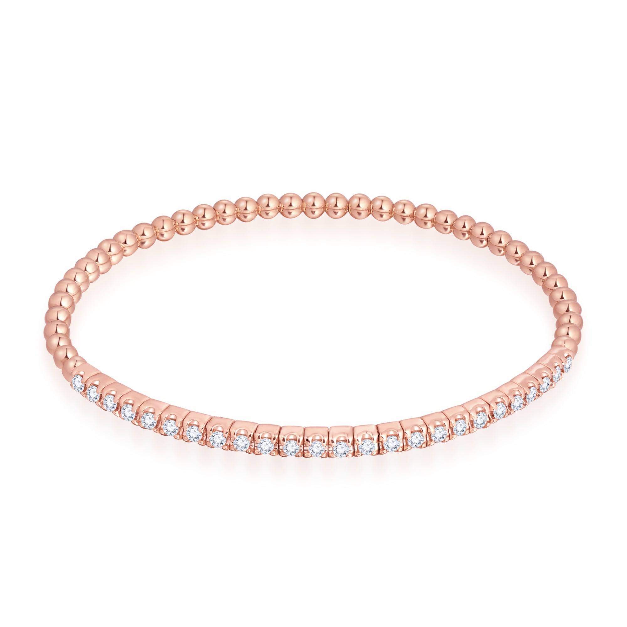 Elastic Brown Diamond Bracelet - K.S. Sze & Sons