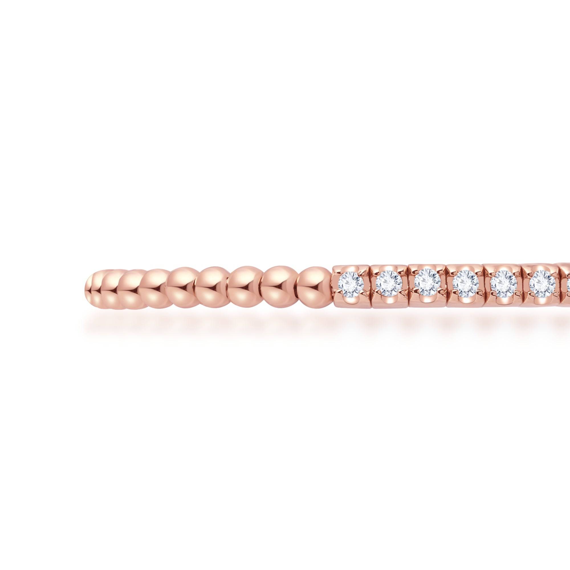 Elastic Brown Diamond Bracelet - K.S. Sze & Sons