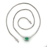 Emerald & Diamonds Necklace - K.S. Sze & Sons