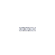 Emerald & Oval Shaped Diamond Eternity Ring - K.S. Sze & Sons
