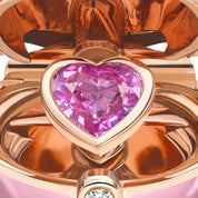 FABERGE Lacquer Heart Surprise Locket - K.S. Sze & Sons