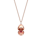 FABERGE Ruby Heart Surprise Locket - K.S. Sze & Sons