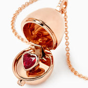 FABERGE Ruby Heart Surprise Locket - K.S. Sze & Sons