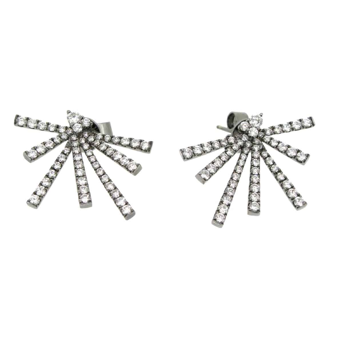 Fireworks Diamond Earrings - K.S. Sze & Sons