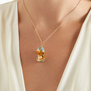 FABERGE Turquoise Guilloché Enamel Hen Surprise Locket - K.S. Sze & Sons