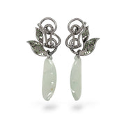 Jade Feicui Earrings - K.S. Sze & Sons