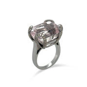 Kunzite & Diamond Ring - K.S. Sze & Sons