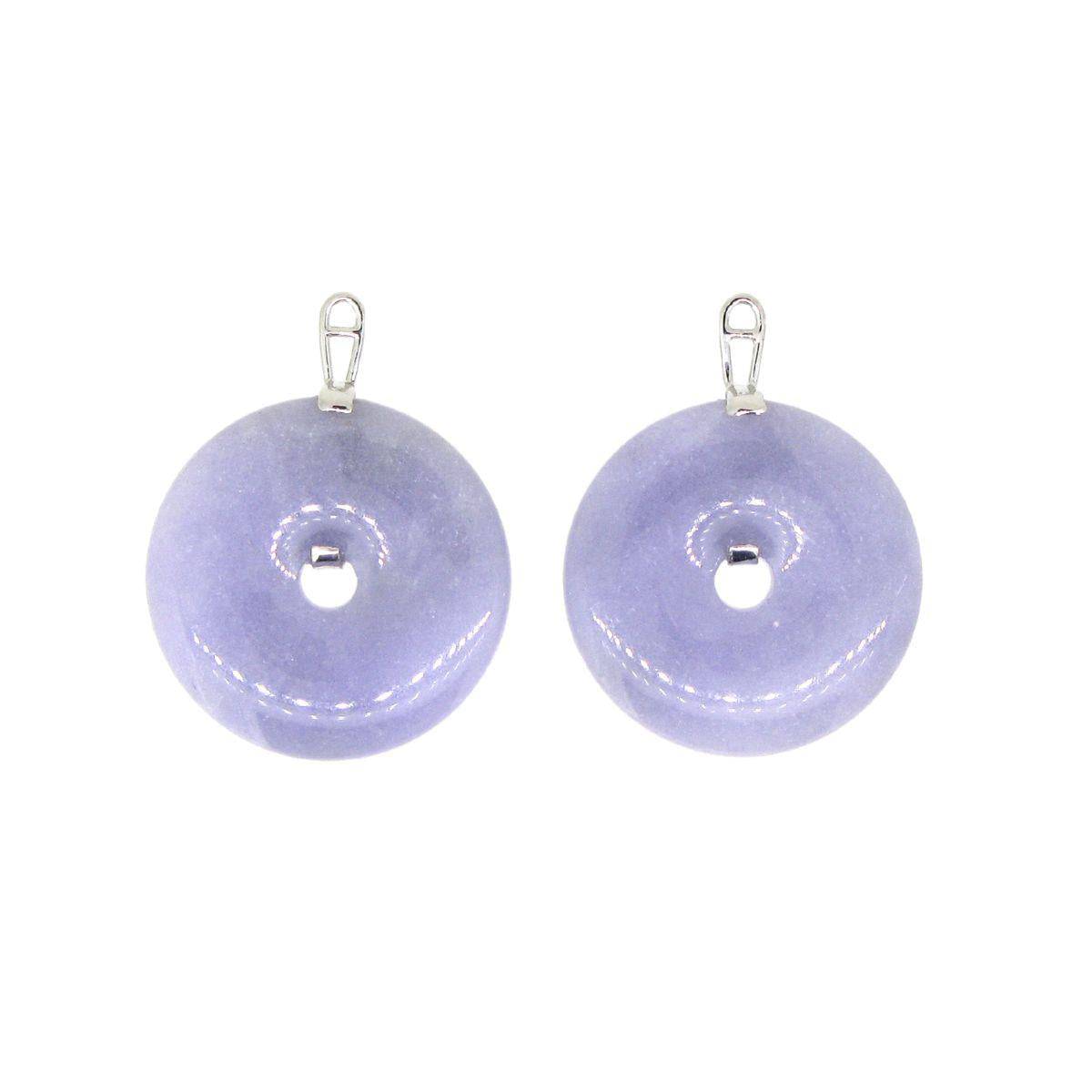 Lavender Jade Earring Extensions - K.S. Sze & Sons