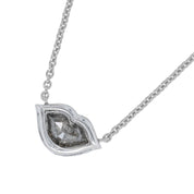 Lip Shaped Black & White Diamond Necklace - K.S. Sze & Sons