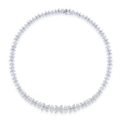 Marquise Shaped Diamond Necklace - K.S. Sze & Sons