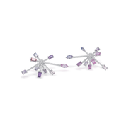 Sapphirec Diamond Fireworks Earrings - K.S. Sze & Sons