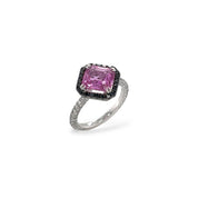 Pink Sapphire & Diamond Ring - K.S. Sze & Sons