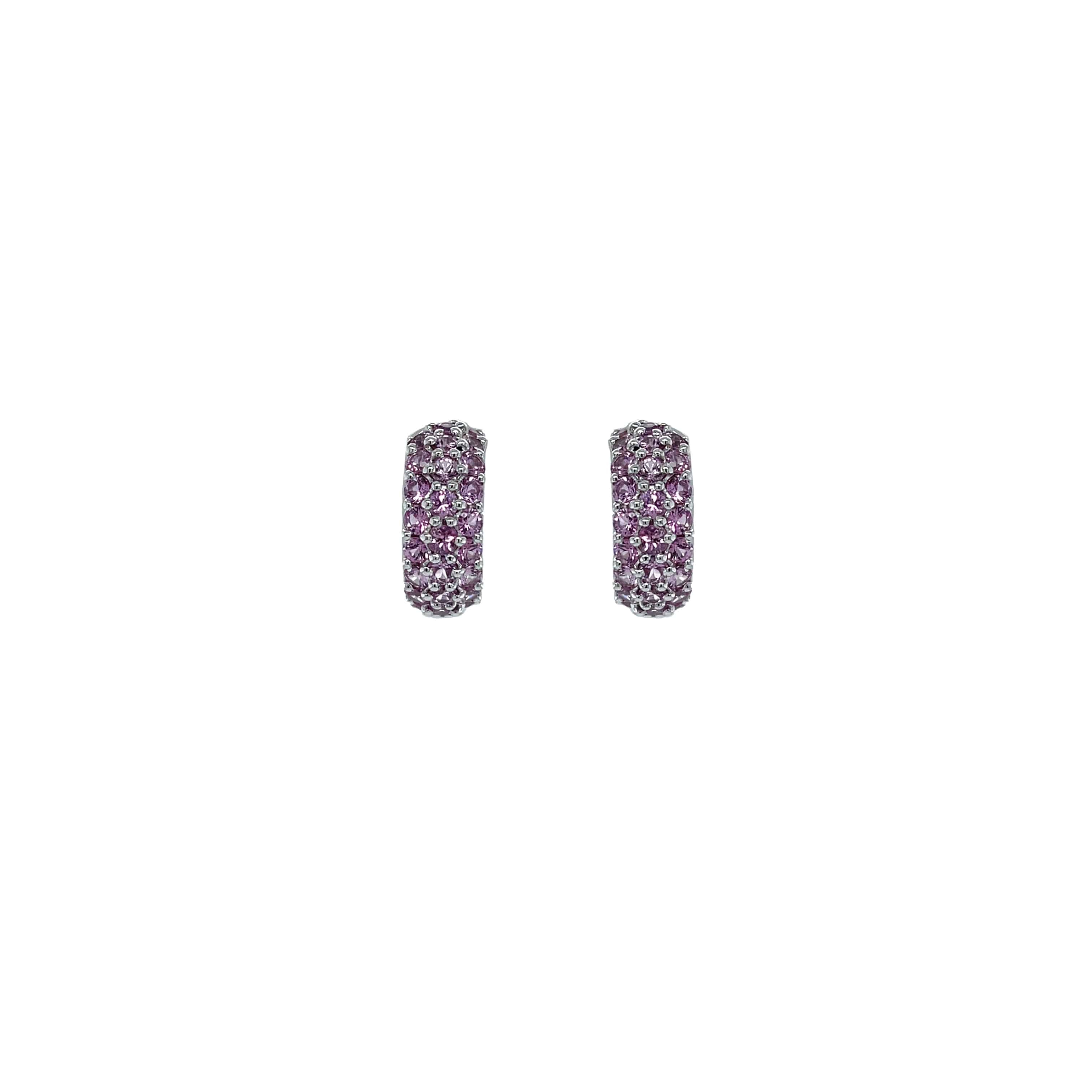 Pink Sapphire Earrings - K.S. Sze & Sons
