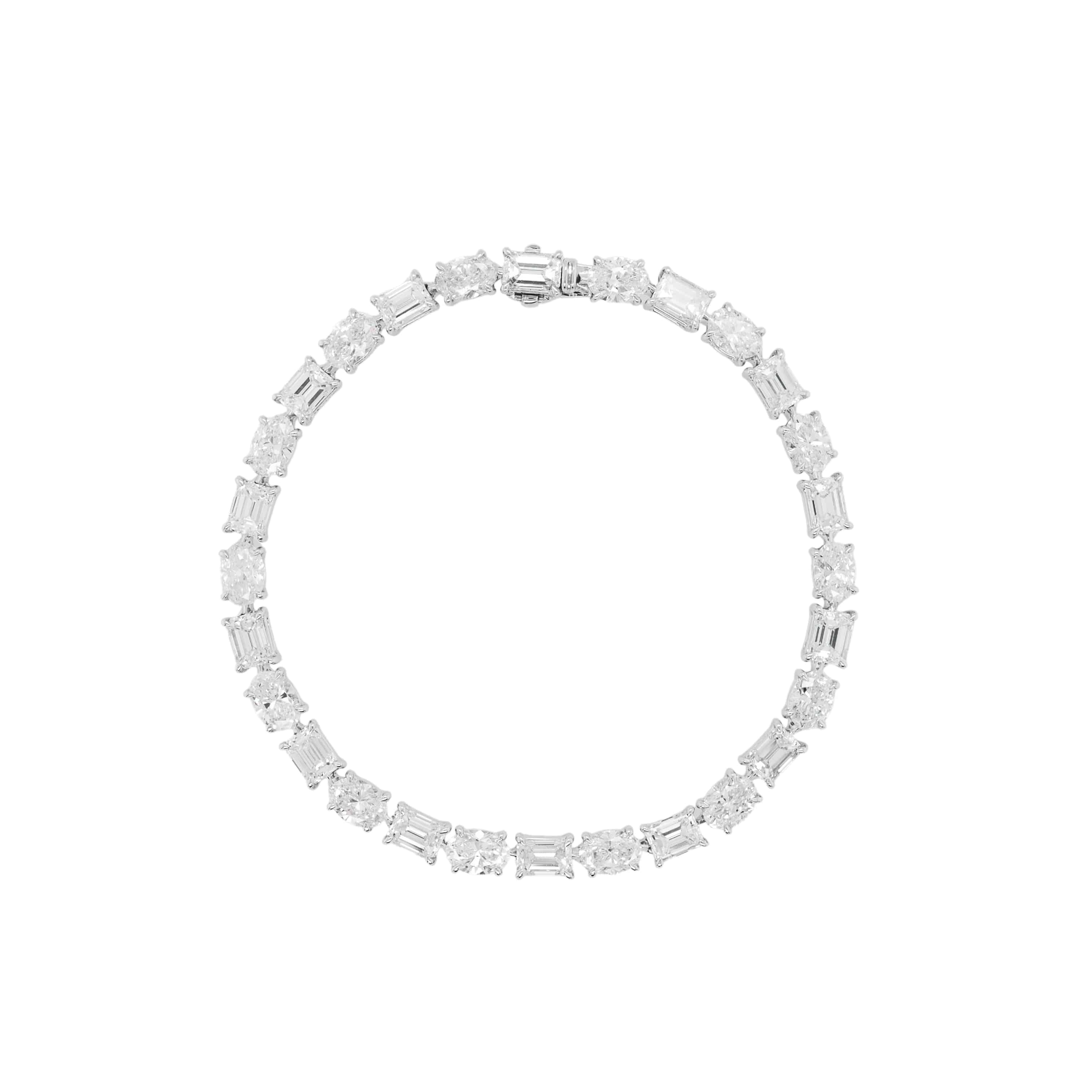 Platinum Diamond Tennis Bracelet - K.S. Sze & Sons
