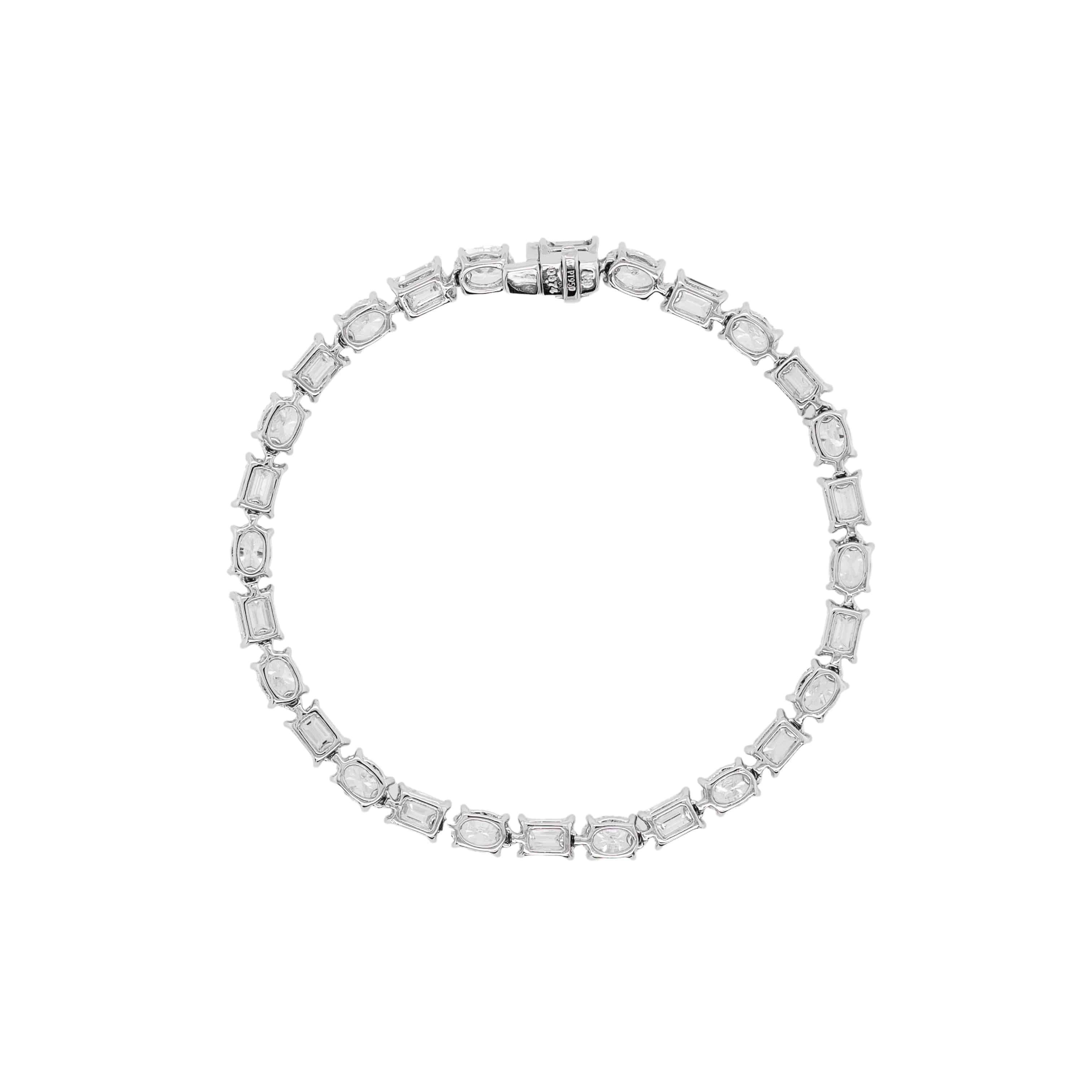 Platinum Diamond Tennis Bracelet - K.S. Sze & Sons