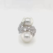 South Sea Pearl & Diamond Cocktail Ring
