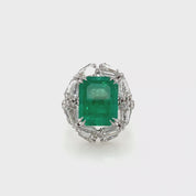 The Emerald Kite Ring