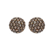 Rose Cut Brown Diamond Earrings - K.S. Sze & Sons